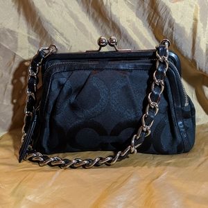 Coach Parker Kiss Lock Clutch